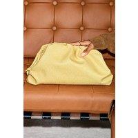 EGO Women's Faux Leather Clutch Bag in Cream
