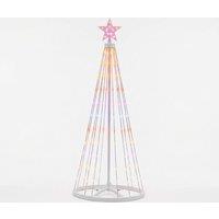Pegdev 1.2m RGB LED Christmas Star Tree Light 118 LEDs with App & Controller