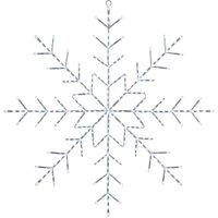 Pegdev 61cm White Micro LED Christmas Snowflake in Cool White