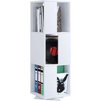 VCM Office Shelf File Rack Rotatable Pen XL in White