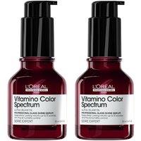 L'Oreal Professionnel Vitamino Color Spectrum Glass Shine Serum Duo in Clear