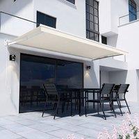 Primrose Awnings Essential Manual Retractable Awning 3m Wide in Ivory
