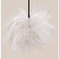 CGC Lighting Odette 60cm Ruffle Layered Tulle Silhouette Lampshade in White