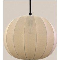 CGC Lighting Jolie 50cm Ivory Stretch Smooth Fabric Round Globe Lampshade