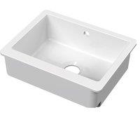 Balterley Butler Overmount Kitchen Sink with Overflow 595mm in White