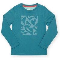 Kite Boy's Geo Shark T-Shirt in Teal | Size: 6 Years
