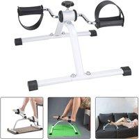 EONLION Mini Portable Pedal Exercise Bike Arm & Leg in White | Size: 0-1 m