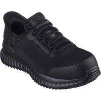 Skechers Men's Tilido Fletchit CT Safety Trainers in Black | Size: 8
