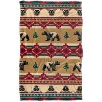 JQ Licensing Southwest Bear Silky Touch Super Soft Throw Blanket | Size: Large