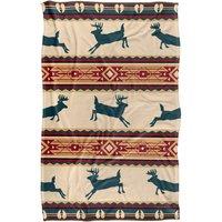 JQ Licensing Southwest Lodge Deer Silky Touch Super Soft Throw Blanket | Size: Large