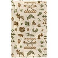 JQ Licensing Lodge Cabin Silky Touch Super Soft Throw Blanket | Size: Large