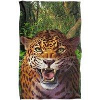 JQ Licensing - Jlo Leopard Hunting Silky Touch Super Soft Throw Blanket | Size: Large