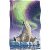 JQ Licensing - Jlo Polar Bear Aurora Northern Lights Silky Touch Super Soft Throw | Size: Large