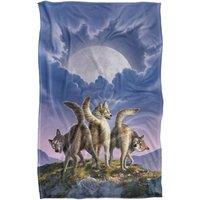 JQ Licensing - Jlo Wolf Pack Moon Silky Touch Super Soft Throw Blanket | Size: Large