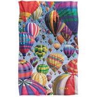 JQ Licensing - Royce Mcclure Hot Air Balloon Sky Silky Touch Super Soft Throw Blan | Size: Large