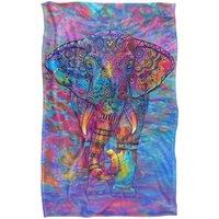 JQ Licensing - Royce Mcclure Bohemian Elephant Silky Touch Super Soft Throw Blanke | Size: Large