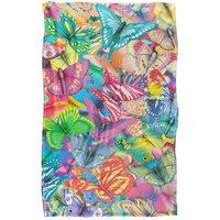 JQ Licensing - Royce Mcclure Butterfly Magic Colorful Pattern Silky Touch Super So | Size: Large