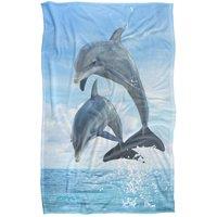 JQ Licensing - Royce Mcclure Dolphin Jumpers Silky Touch Super Soft Throw Blanket | Size: Large