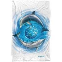 JQ Licensing - Royce Mcclure Dolphin World Silky Touch Super Soft Throw Blanket | Size: Large