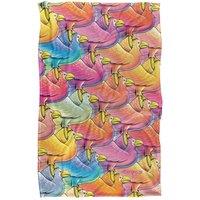 JQ Licensing - Royce Mcclure Flocking Birds Pattern Silky Touch Super Soft Throw B | Size: Large