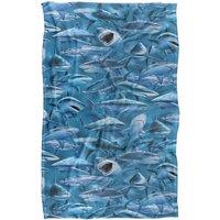 JQ Licensing - Royce Mcclure Great White Shark Attack Pattern Silky Touch Super So | Size: Large