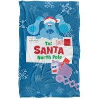 Blues Clues Blue To Santa Letter Silky Touch Super Soft Throw Blanket | Size: Large