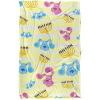 Blues Clues Blues Hanukka Pattern Silky Touch Super Soft Throw Blanket | Size: Large