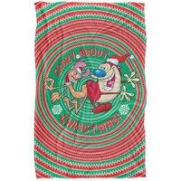 Ren & Stimpy Crazy Christmas Silky Touch Super Soft Throw Blanket | Size: Large