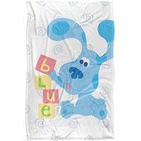 Blues Clues Blue'S Clues Blocks Silky Touch Super Soft Throw Blanket | Size: Large