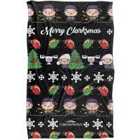 National Lampoon's Christmas Vacation Christmas Vacation Merry Clarkmas Silky Touch Super Soft Throw Blanket | Size: Large