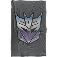 Transformers Vintage Decepticon Logo Silky Touch Super Soft Throw Blan | Size: Large