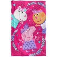 Peppa Pig Peppa Suzy Candy Friends Silky Touch Super Soft Throw Blanke | Size: Large