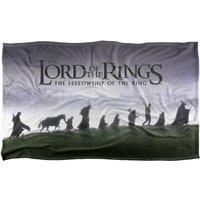 Lord of the Rings The Fellowship Silky Touch Super Soft Throw Blanket | Size: Large