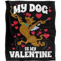 Scooby-Doo! Scoobydoo My Dog Is My Valentine Silky Touch Super Soft Throw Blanket | Size: Large