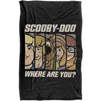 Scooby-Doo! Scoobydoo Where Are You Faces Silky Touch Super Soft Throw Blanket | Size: Extra Large