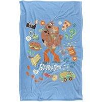 Scooby-Doo! Scoobydoo Food Icons Silky Touch Super Soft Throw Blanket | Size: Large