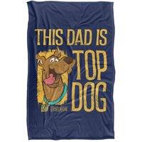 Scooby-Doo! Scooby Doo This Dad Is Top Dog Silky Touch Super Soft Throw Blanket | Size: Large