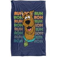 Scooby-Doo! Scooby Doo! Ruh Roh Repeat Silky Touch Super Soft Throw Blanket | Size: Large