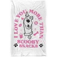 Scooby-Doo! Scooby Doo Scooby Snacks Valentine Silky Touch Super Soft Throw Blanke | Size: Extra Large