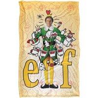 Elf Buddy Doodles Silky Touch Super Soft Throw Blanket | Size: Large
