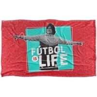 Ted Lasso Football Is Life Silky Touch Super Soft Throw Blanket | Size: Large