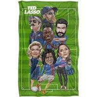 Ted Lasso Team Lasso On The Pitch Silky Touch Super Soft Throw Blanket | Size: Large