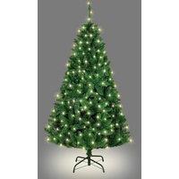 Shatchi 4FT Prelit Green Bushy Imperial Pine Christmas Tree Warm White LEDs