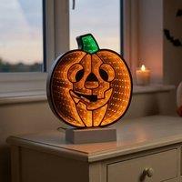 Garden Greatness LED Halloween Infinity Light Pumpkin