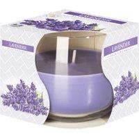 KDMD Scented Glass Jar Candle - Lavender in Purple