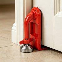 PAWNORA Door Jammer Portable Door Lock Brace in Red