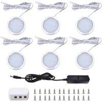 EONLION 6X Cool White Under Cabinet Lighting Kit LED Kitchen
