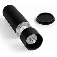 FORGEVIO 2 PACK Electric Salt & Pepper Grinder Battery Power in Black | Size: 0.6m2