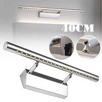 SPETLEK LED Bathroom Over Mirror Vanity Bath Wall Light Cabinet in Silver