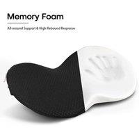 SPETLEK Memory Foam Car Seat Cushion For Driving Wedge Driver in Black | Size: 130 cm x160 cm